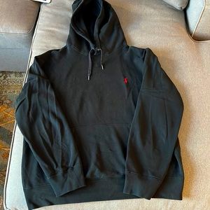 polo - black hoodie sweatshirt - Size Large